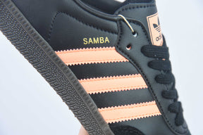 Adidas Samba OG - Core Black Hi Res Orange
